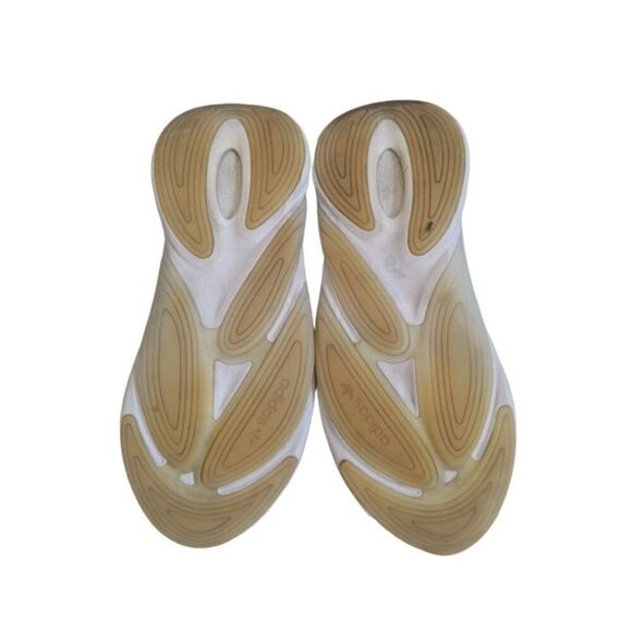 Adidas Ozelia White and Pink Lace Up GW1499 Women's Size 7 Preowned Condition - Picture 4 of 12